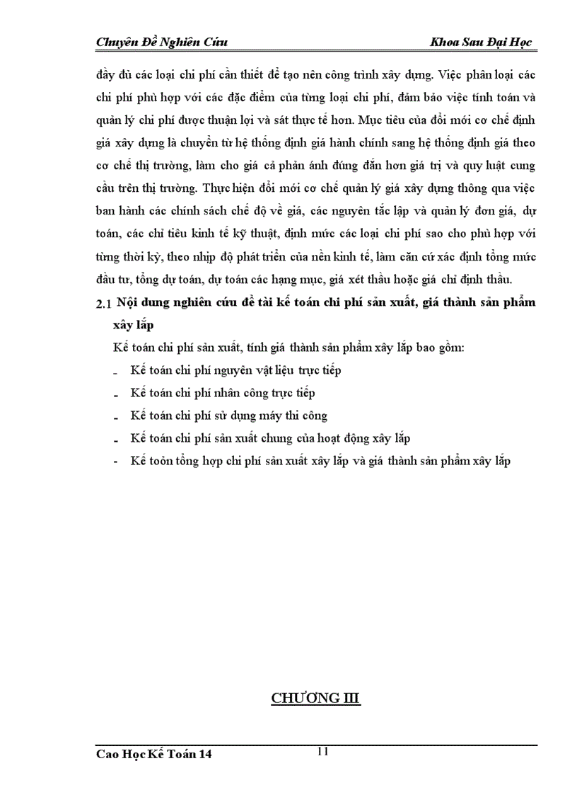 image for page Hoàn thiện kế toán tập hợp chi phí sản xuất và tính giá thành sản phẩm xây lắp tại Công ty cổ phần đầu tư và xây dựng Hồng Hà