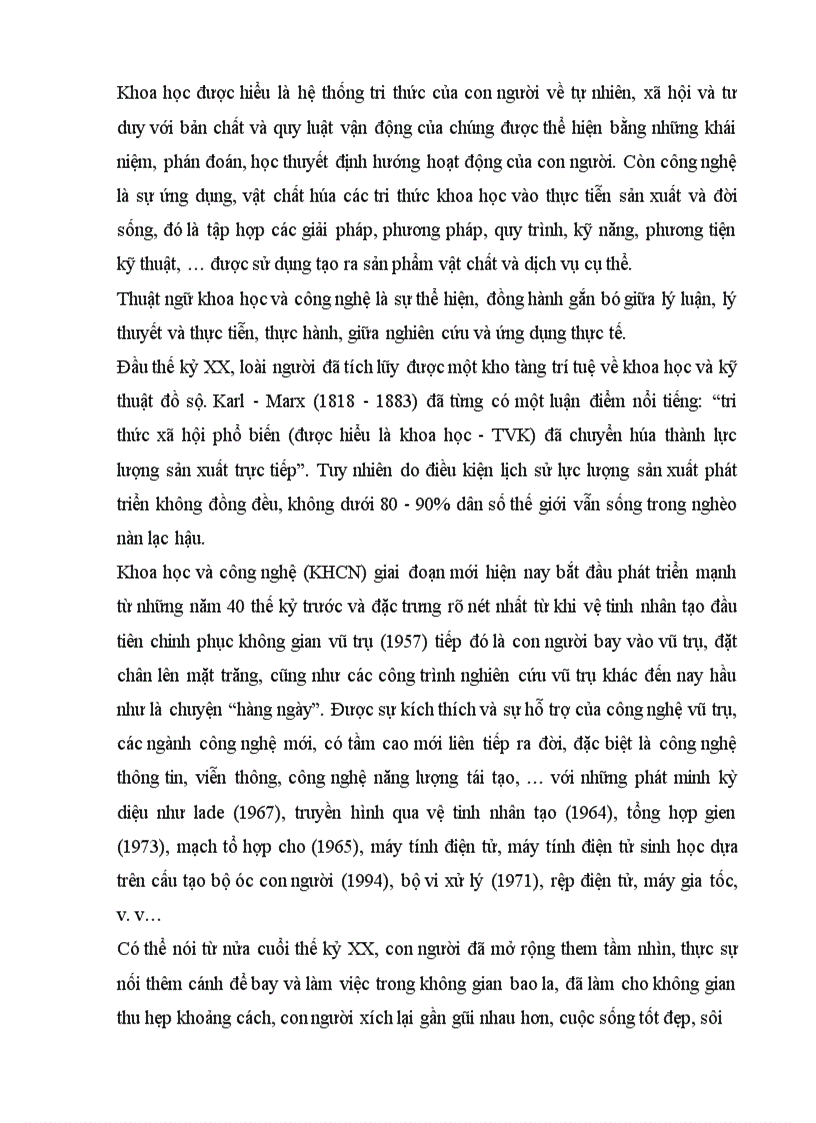 image for page Luận chứng vai trò của tri thức khoa học-công nghệ đối với sự phát triển sản xuất