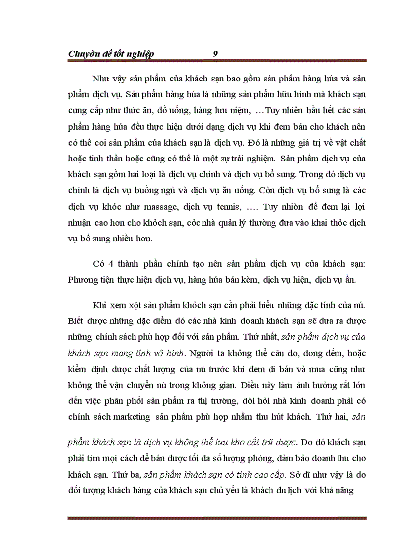 image for page Một số giải pháp nhằm hoàn thiện chất lượng phục vụ khách của bộ phận buồng tại khách sạn công đoàn Việt Nam