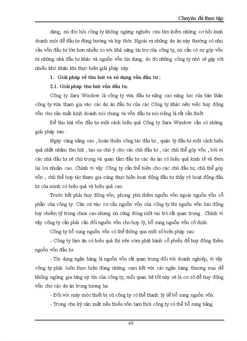 image for page Đầu tư phát triển tại Công ty Cổ phần Sara Window: Thực trạng và giải pháp