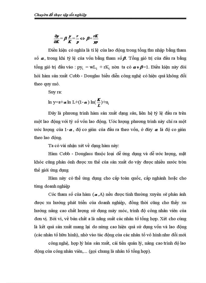 image for page Vận dụng mô hình toán kinh tế phân tích hoạt động sản xuất kinh doanh của Công ty Xây Dựng Lũng Lô