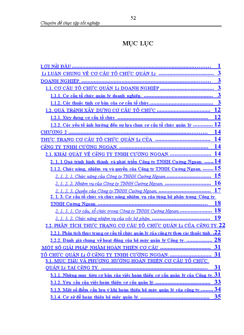 image for page Hoàn thiện cơ cấu tổ chức quản lý tại Công ty TNHH Cường Ngoan