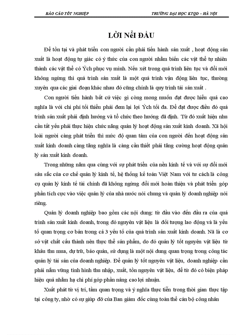 image for page Kế toán nguyên liệu, vật liệu và công cụ, dụng cụ tại Công ty TNHH TM & SX Bao Bì Sông Lam