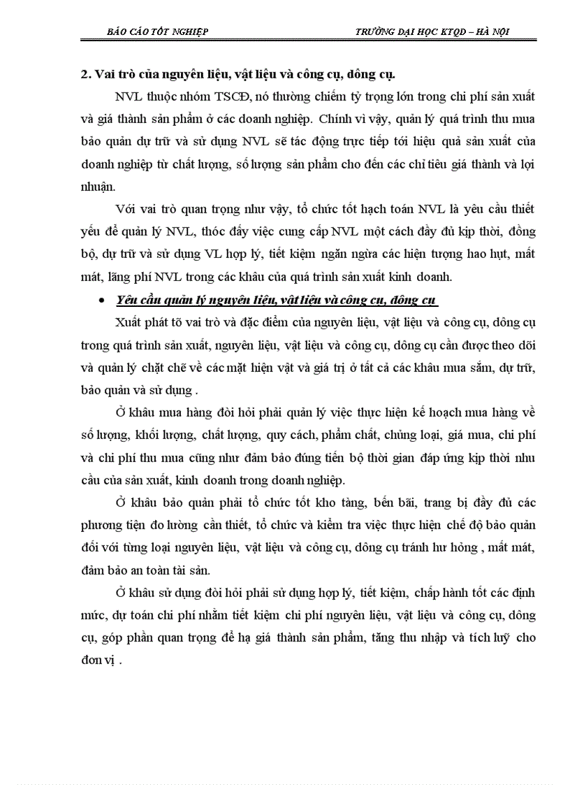 image for page Kế toán nguyên liệu, vật liệu và công cụ, dụng cụ tại Công ty TNHH TM & SX Bao Bì Sông Lam