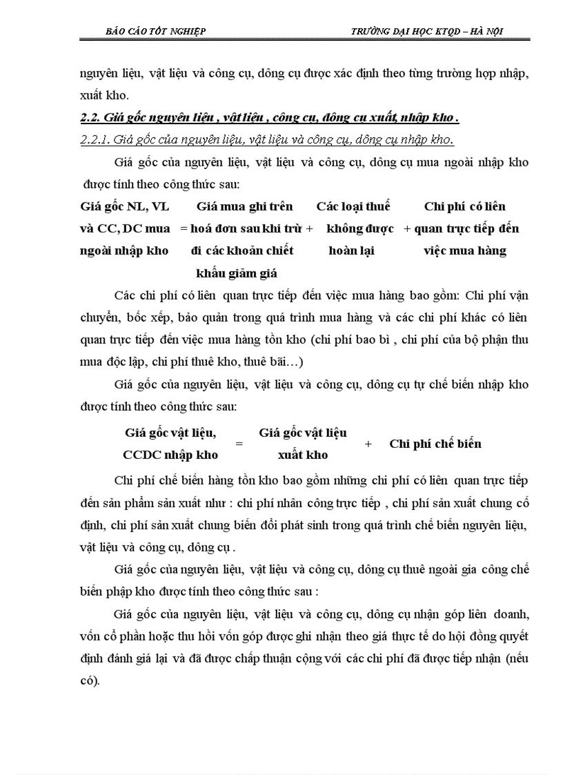 image for page Kế toán nguyên liệu, vật liệu và công cụ, dụng cụ tại Công ty TNHH TM & SX Bao Bì Sông Lam