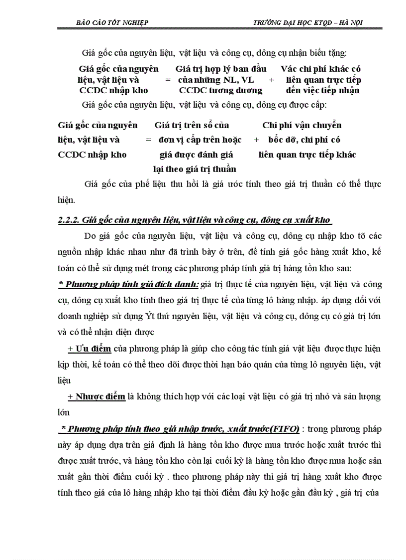 image for page Kế toán nguyên liệu, vật liệu và công cụ, dụng cụ tại Công ty TNHH TM & SX Bao Bì Sông Lam
