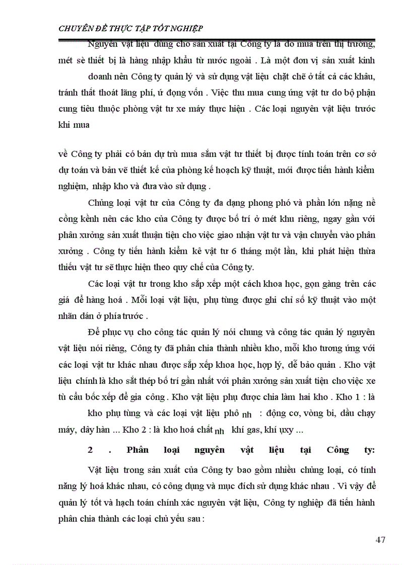 image for page Các vấn đề chung về kế toán nguyên vật liệu trong doanh nghiệp sản xuất