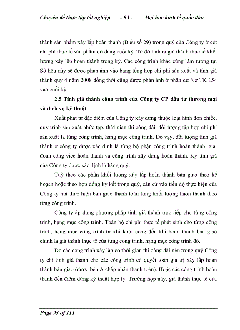 image for page Hoàn thiện kế toán chi phí sản xuất và tính giá thành sản phẩm xây lắp tại Công ty cổ phần đầu tư thương mại và dịch vụ kỹ thuật