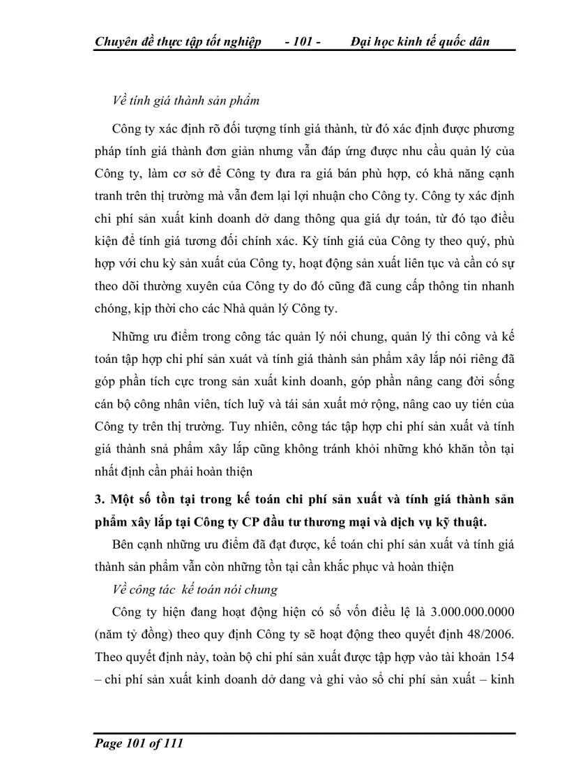 image for page Hoàn thiện kế toán chi phí sản xuất và tính giá thành sản phẩm xây lắp tại Công ty cổ phần đầu tư thương mại và dịch vụ kỹ thuật