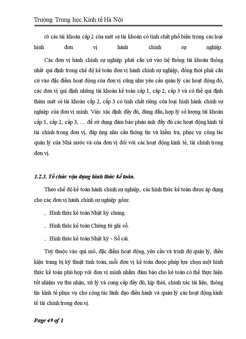 image for page Kế toán ở đơn vị hành chính sự nghiệp