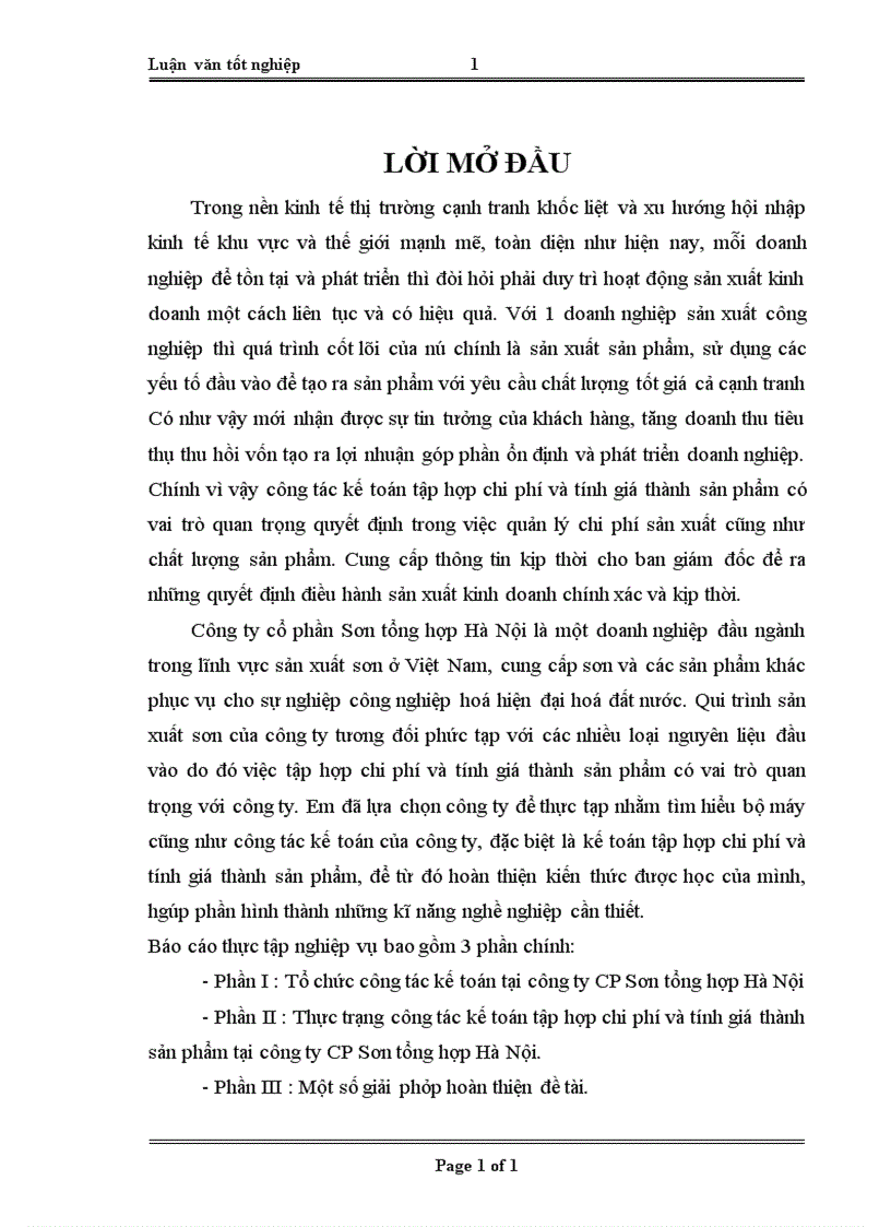 image for page Hoàn thiện kế toán chi phí sản xuất và giá thành sản phẩm tại công ty cổ phẩn Sơn tổng hợp Hà Nội