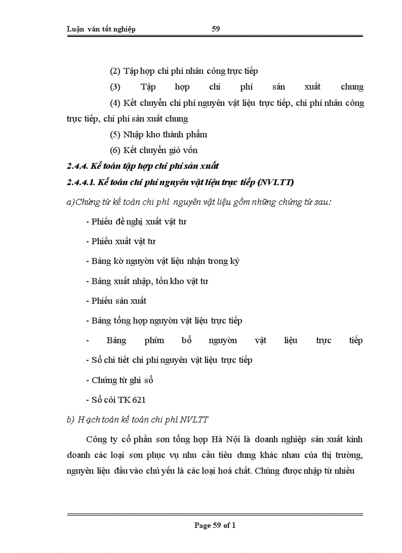 image for page Hoàn thiện kế toán chi phí sản xuất và giá thành sản phẩm tại công ty cổ phẩn Sơn tổng hợp Hà Nội