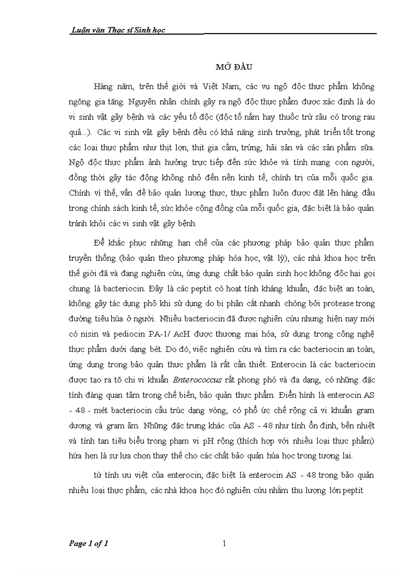 image for page Tổng hợp và biểu hiện gen mã hóa cho enterocin AS-48 của vi khuẩn Enterococcus faecium trong tế bào Escherichia coli ER2566