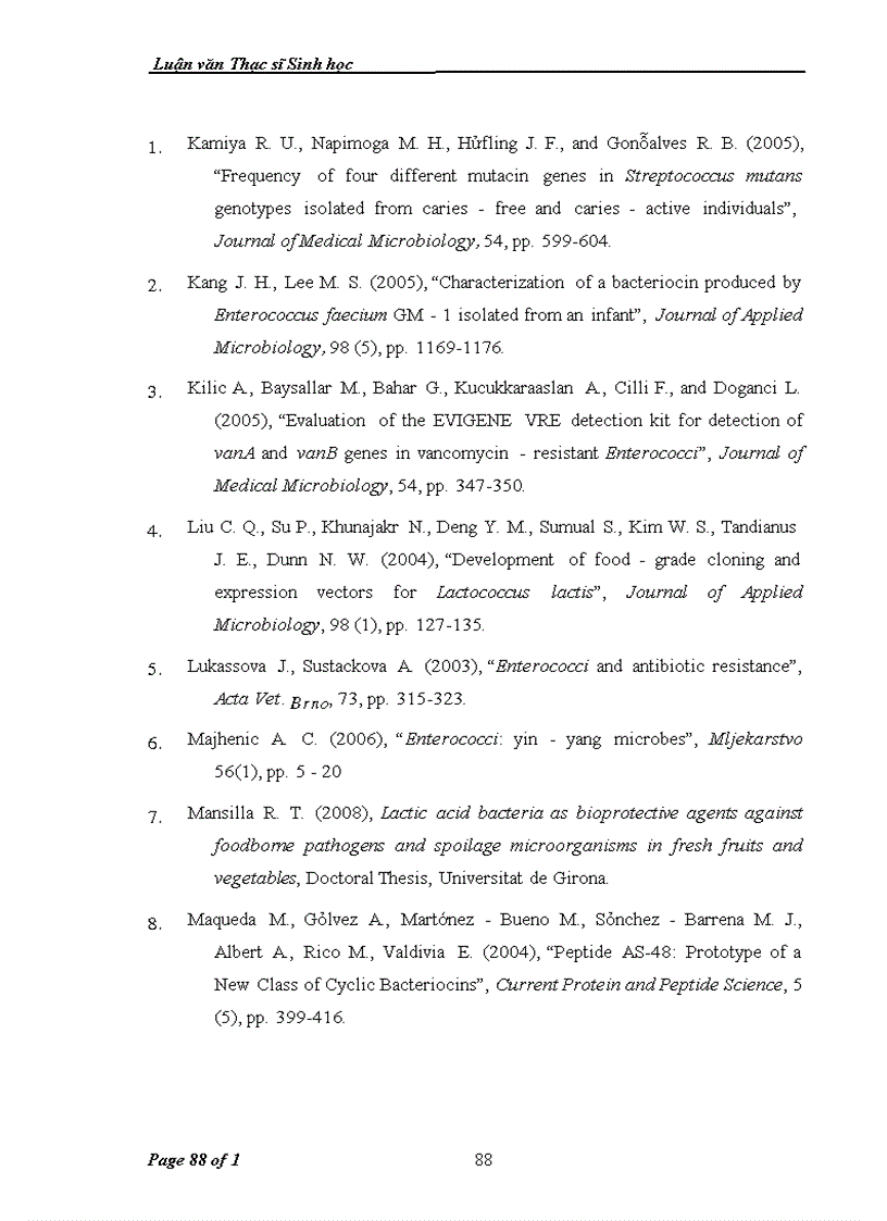 image for page Tổng hợp và biểu hiện gen mã hóa cho enterocin AS-48 của vi khuẩn Enterococcus faecium trong tế bào Escherichia coli ER2566