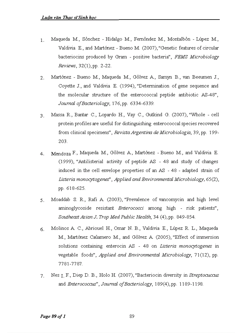 image for page Tổng hợp và biểu hiện gen mã hóa cho enterocin AS-48 của vi khuẩn Enterococcus faecium trong tế bào Escherichia coli ER2566