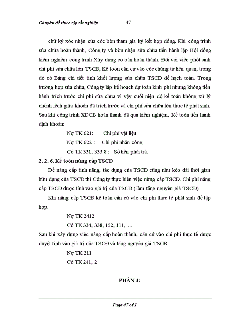 image for page Hoàn thiện hạch toán kế toán tài sản cố định tại Công ty Cổ phần Khoáng sản Tuyên Quang