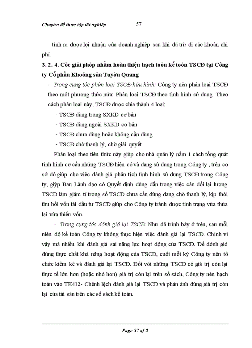 image for page Hoàn thiện hạch toán kế toán tài sản cố định tại Công ty Cổ phần Khoáng sản Tuyên Quang