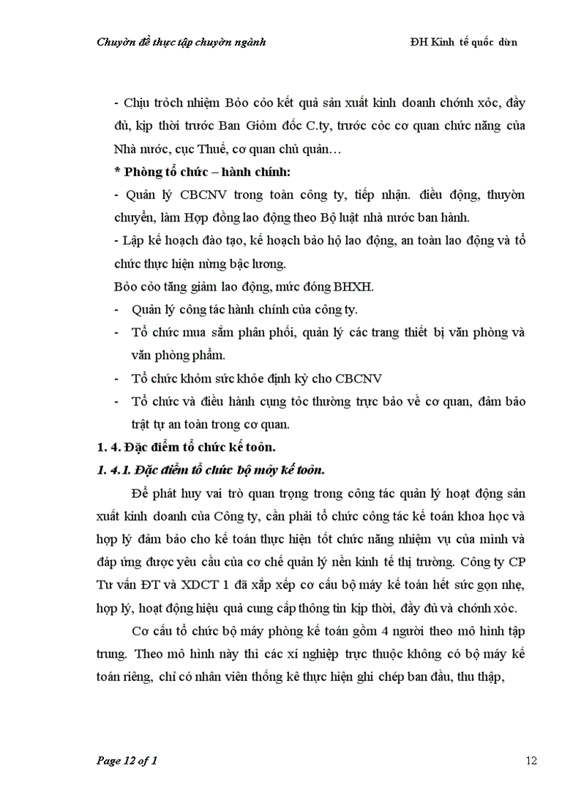 image for page Hoàn thiện kế toán tiền lương và các khoản trích theo lương tại Công ty Cổ phần tư vấn đầu tư và Xây dựng công trình 1