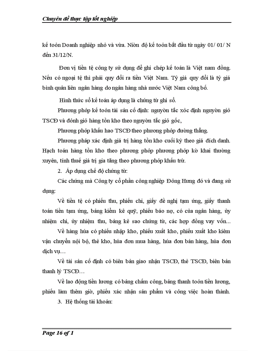 image for page Tổ chức công tác Hạch toán chi phí sản xuất và tính giá thành sản phẩm với việc tăng cường quản trị doanh nghiệp tại Công ty cổ phần công nghiệp Đông Hưng
