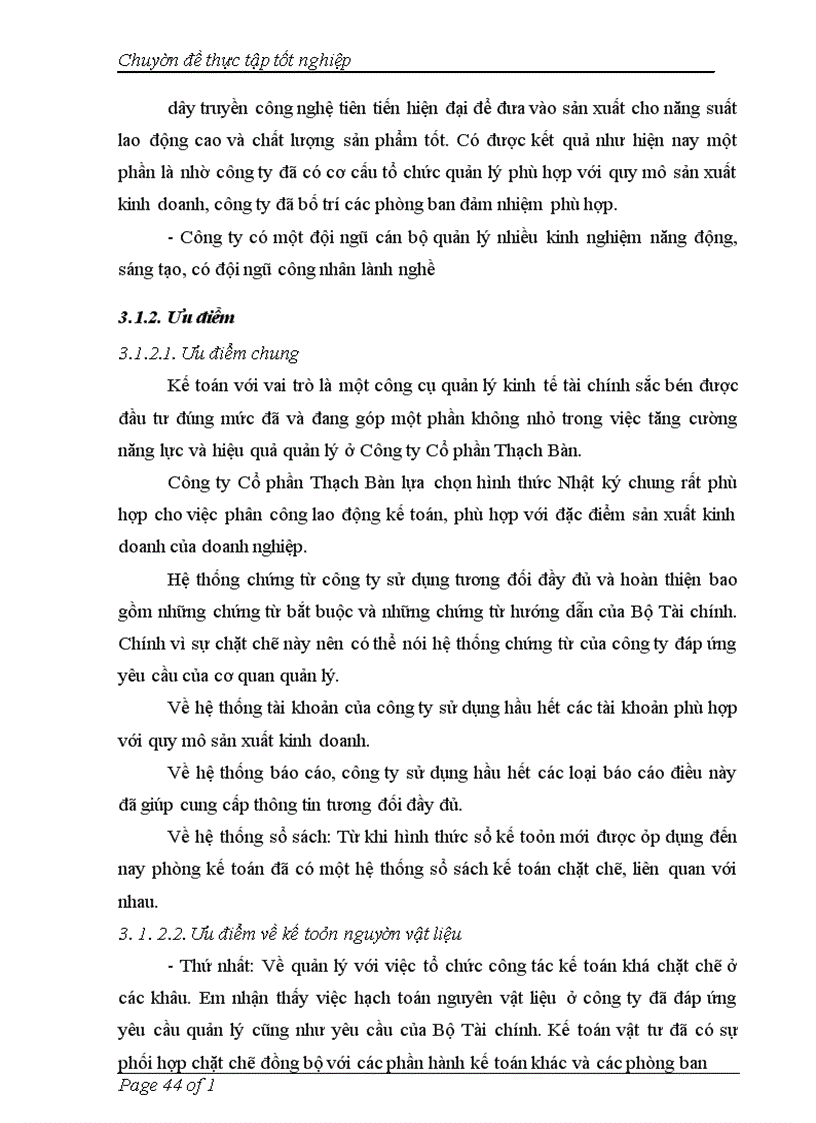 image for page Hoàn thiện công tác kế toán nguyên vật liệu tại Công ty Cổ phần Thạch Bàn