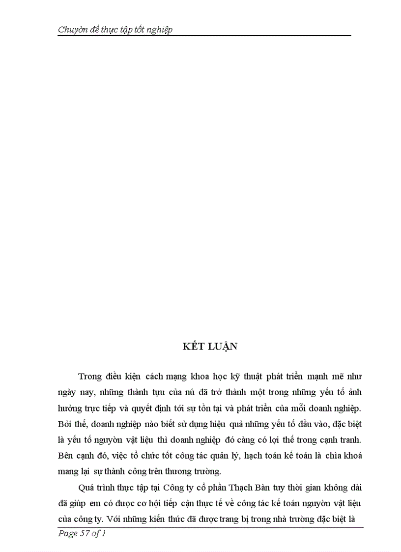 image for page Hoàn thiện công tác kế toán nguyên vật liệu tại Công ty Cổ phần Thạch Bàn