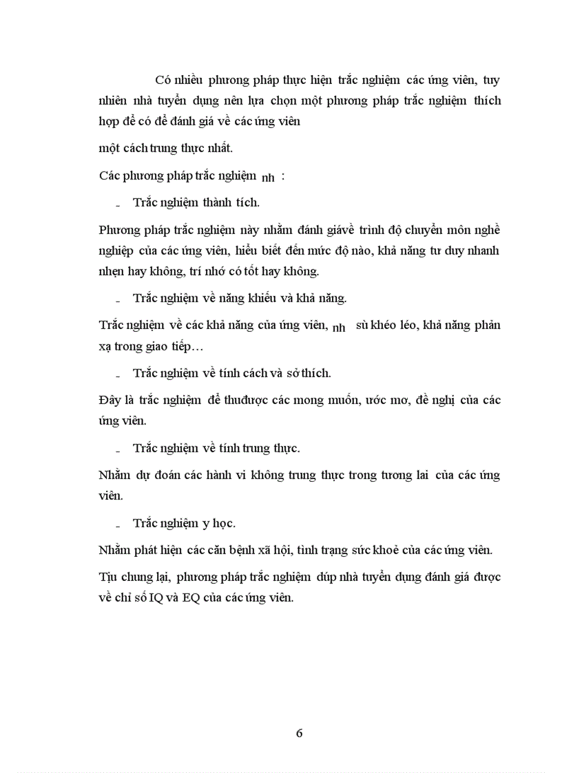 image for page Bình luận về quá trình tuyển dụng nhân sự tại một tổ chức