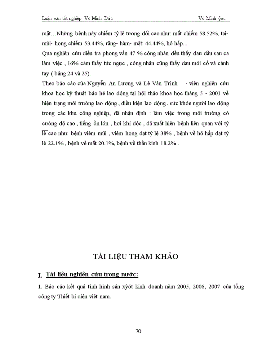 image for page Nghiên cứu điều kiện làm việc và tình hình sức khoẻ công nhân Tổng công ty thiết bị điện Việt Nam