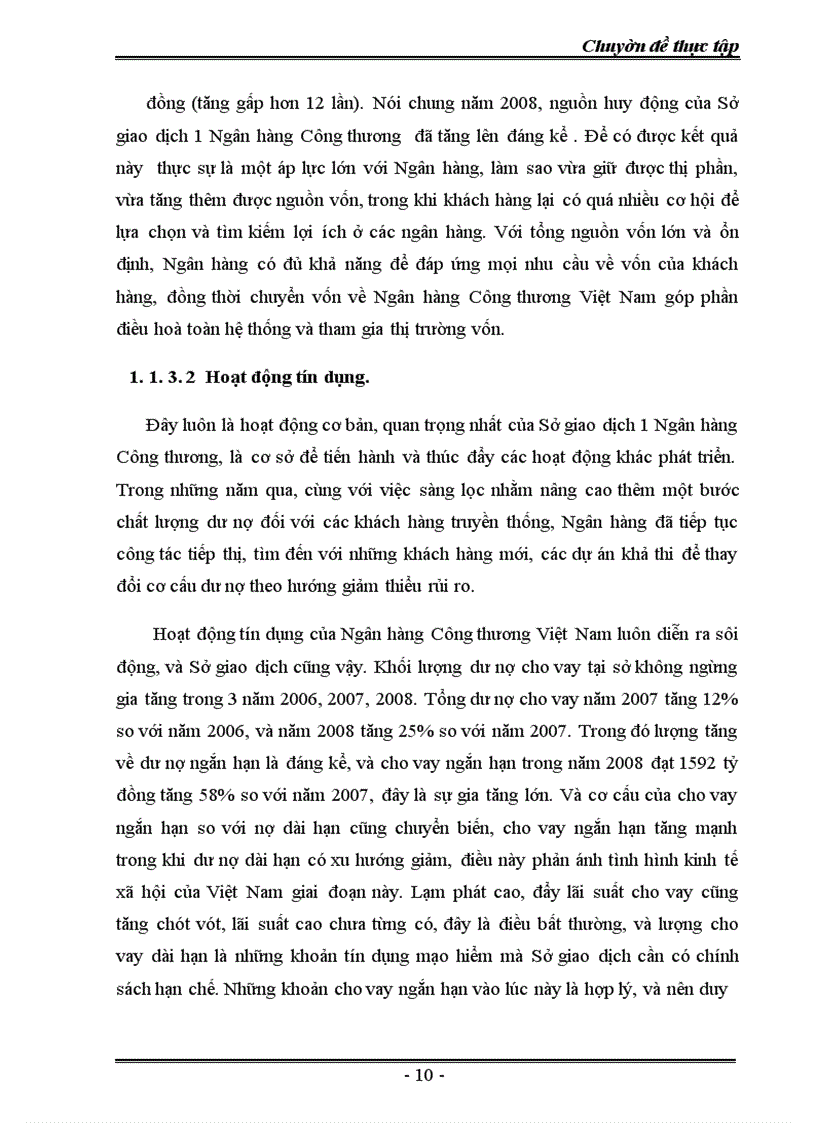 image for page Nâng cao chất lượng thẩm định tài chính dự án đầu tư tài Sở giao dịch 1 Ngân hàng Công thương Việt Nam