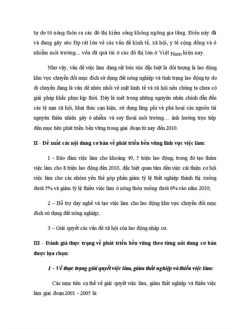 image for page Một số nội dung cơ bản về phát triển bền vững lĩnh vực việc làm
