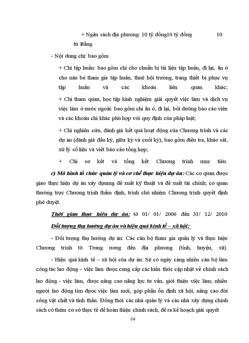 image for page Xây dựng Chương trình mục tiêu quốc gia về việc làm giai đoạn 2006-2010