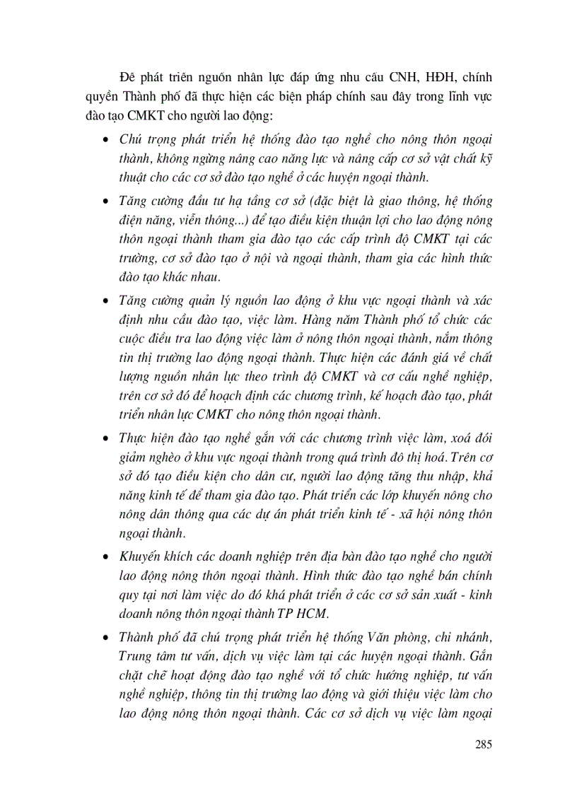 image for page Đào tạo, phát triển nguồn nhân lực nông thôn ngoại thành Hà Nội, đáp ứng quá trình chuyển dịch cơ cấu kinh tế, cơ cấu lao động và hội nhập Quốc tế.