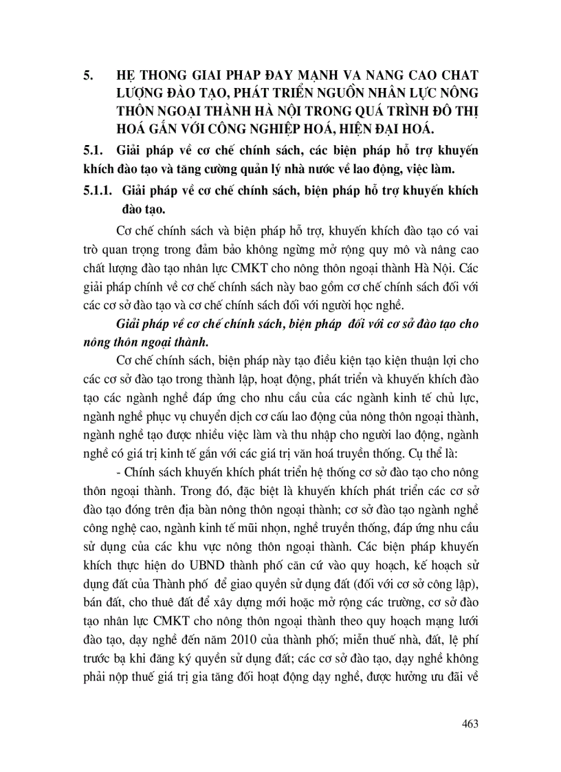 image for page Đào tạo, phát triển nguồn nhân lực nông thôn ngoại thành Hà Nội, đáp ứng quá trình chuyển dịch cơ cấu kinh tế, cơ cấu lao động và hội nhập Quốc tế.