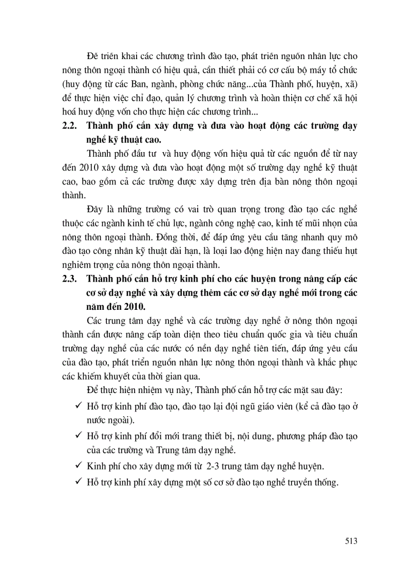 image for page Đào tạo, phát triển nguồn nhân lực nông thôn ngoại thành Hà Nội, đáp ứng quá trình chuyển dịch cơ cấu kinh tế, cơ cấu lao động và hội nhập Quốc tế.