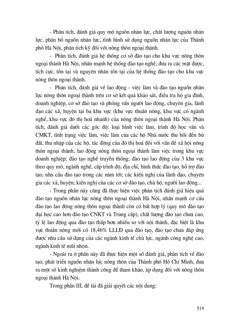 image for page Đào tạo, phát triển nguồn nhân lực nông thôn ngoại thành Hà Nội, đáp ứng quá trình chuyển dịch cơ cấu kinh tế, cơ cấu lao động và hội nhập Quốc tế.