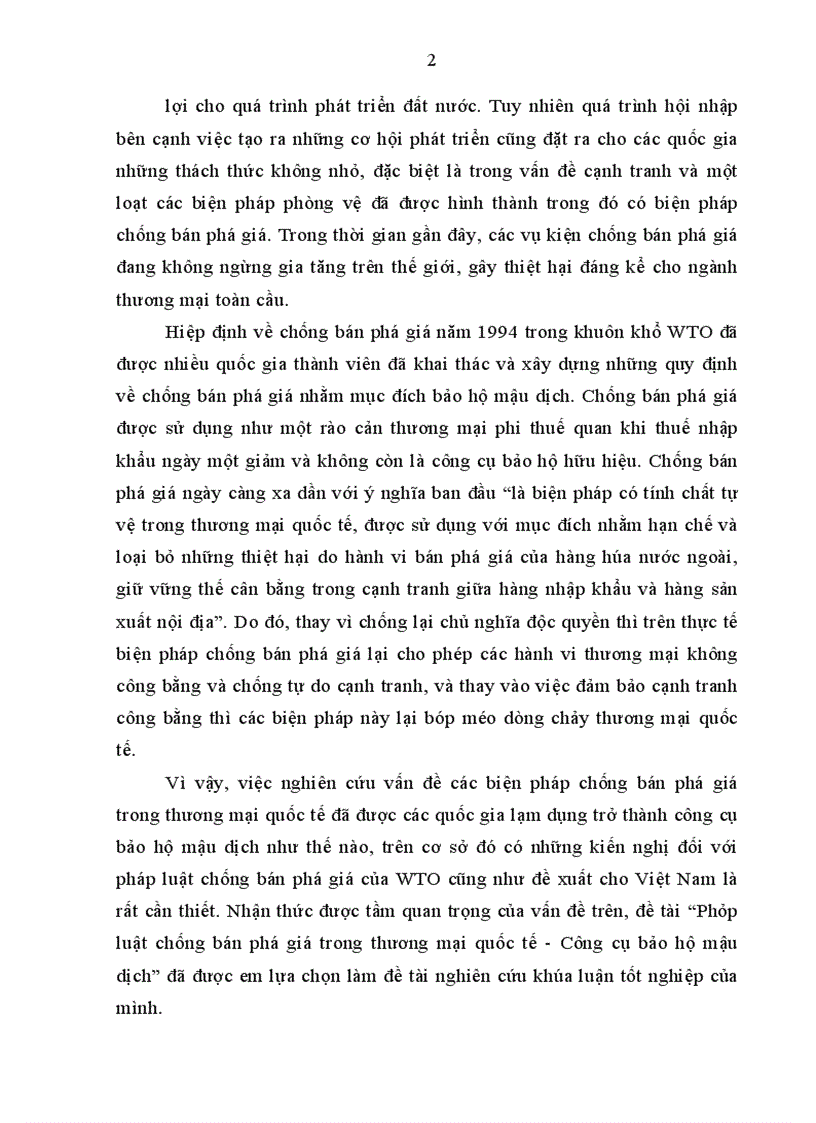 image for page Pháp luật chống bán phá giá trong thương mại quốc tế - Công cụ bảo hộ mậu dịch