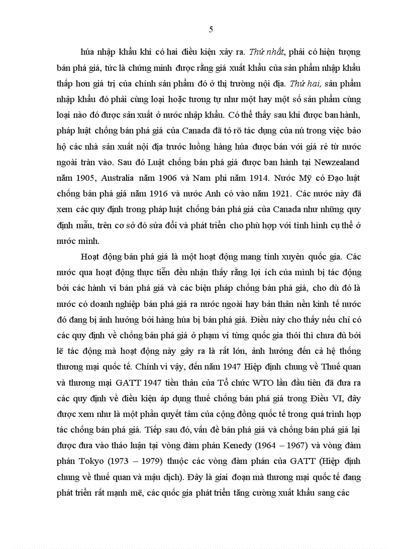 image for page Pháp luật chống bán phá giá trong thương mại quốc tế - Công cụ bảo hộ mậu dịch