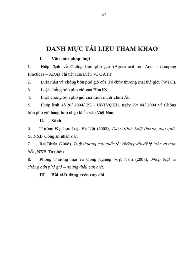 image for page Pháp luật chống bán phá giá trong thương mại quốc tế - Công cụ bảo hộ mậu dịch