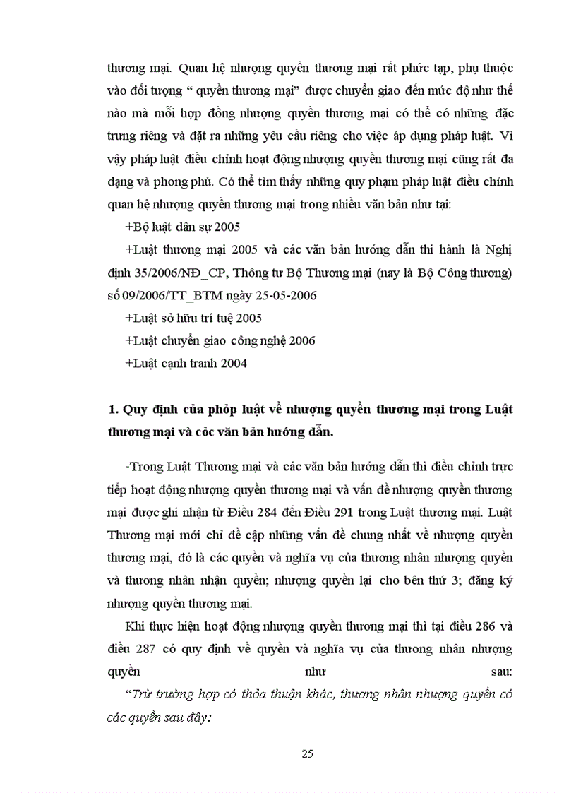 image for page Những quy định pháp luật về nhượng quyền thương mại.