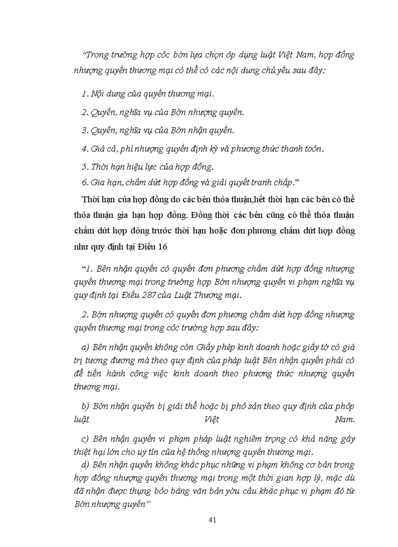 image for page Những quy định pháp luật về nhượng quyền thương mại.