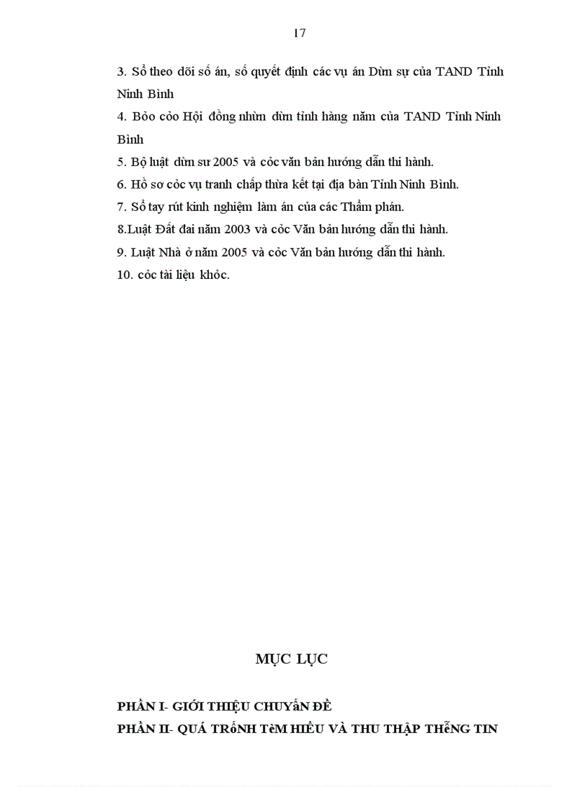 image for page Thực tiễn giải quyết tranh chấp của toà án nhân dân về thừa kế theo pháp luật tại địa phương nơi thực tập
