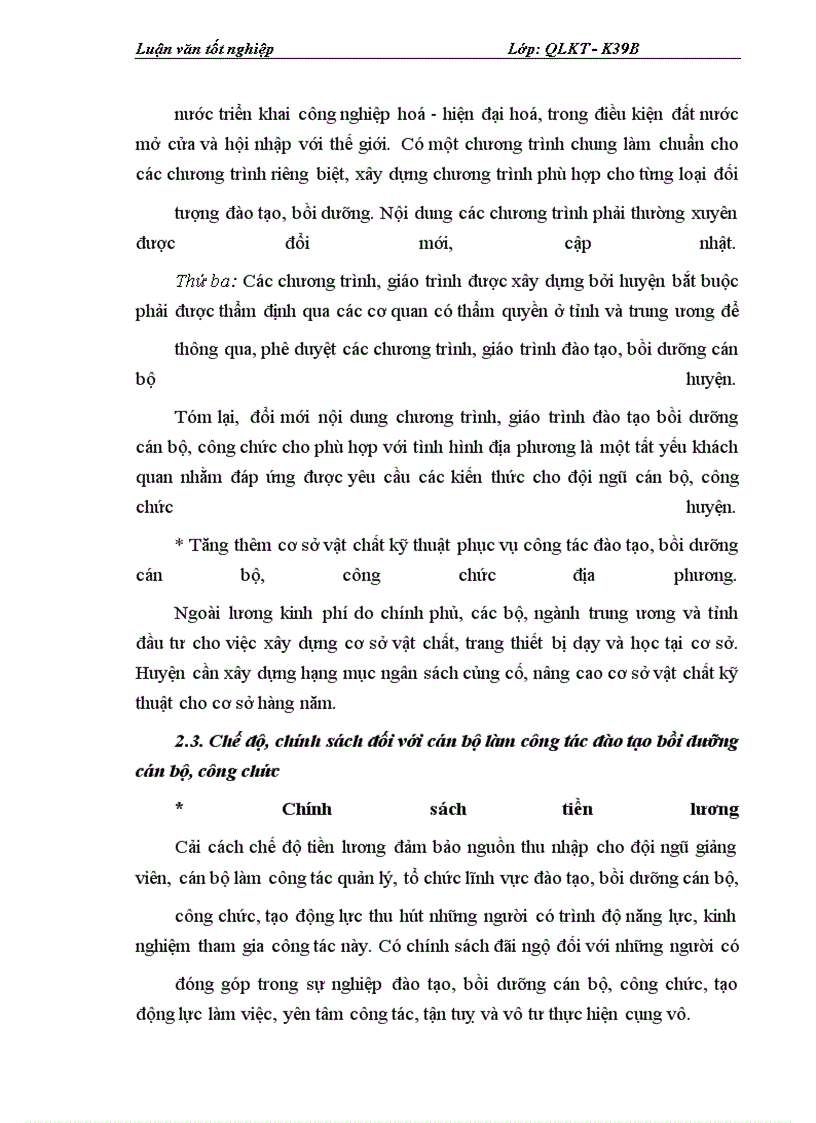 image for page Một số vấn đề về công tác đào tạo, bồi dưỡng cán bộ, công chức ở huyện Văn Yên hiện nay