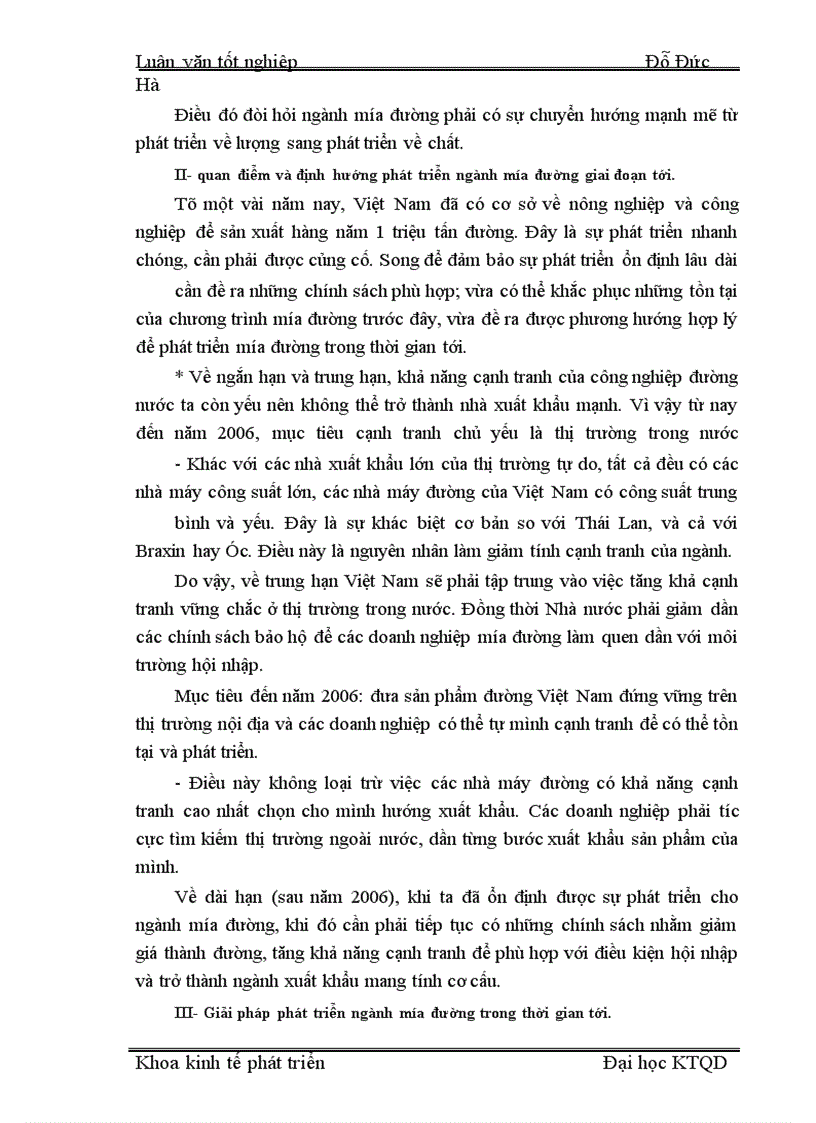 image for page Phương hướng và giải pháp phát triển ngành mía đường Việt Nam trong điều kiện hội nhập kinh tế