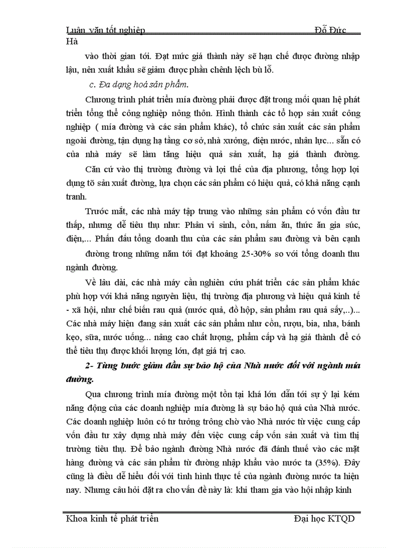 image for page Phương hướng và giải pháp phát triển ngành mía đường Việt Nam trong điều kiện hội nhập kinh tế