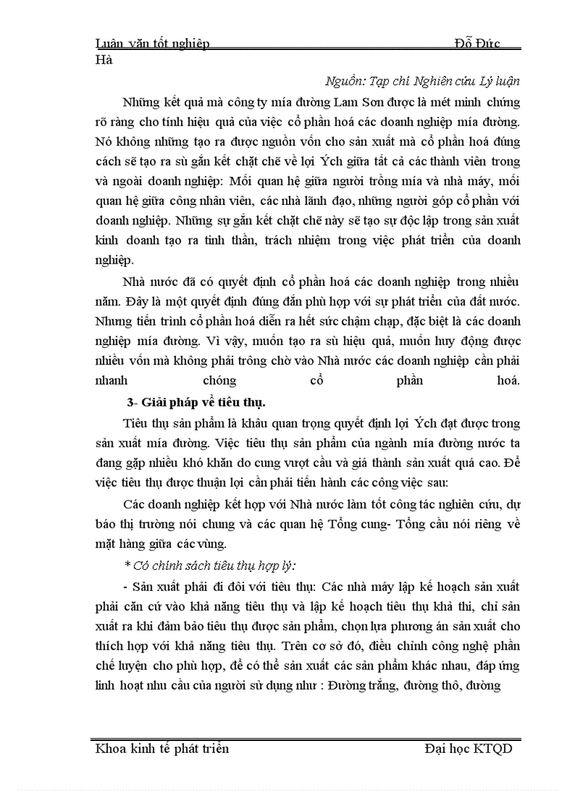 image for page Phương hướng và giải pháp phát triển ngành mía đường Việt Nam trong điều kiện hội nhập kinh tế