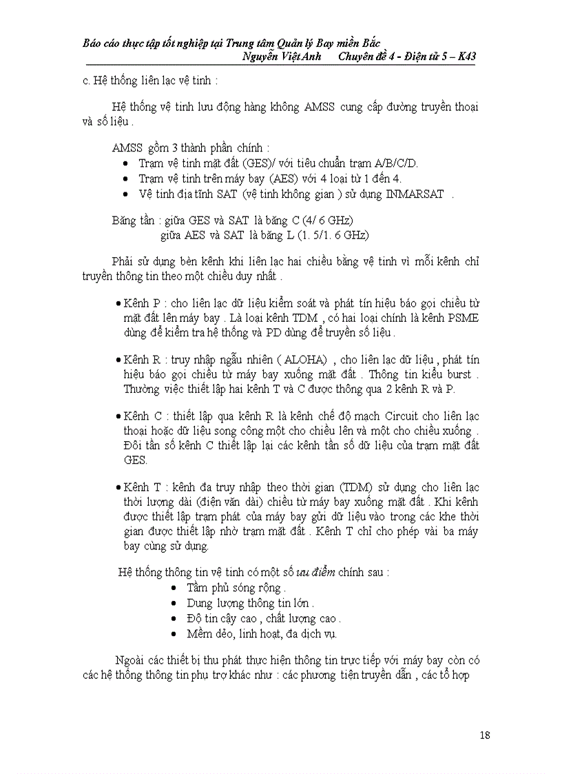 image for page Thực tập tốt nghiệp tại Trung tâm Quản lý Bay miền Bắc