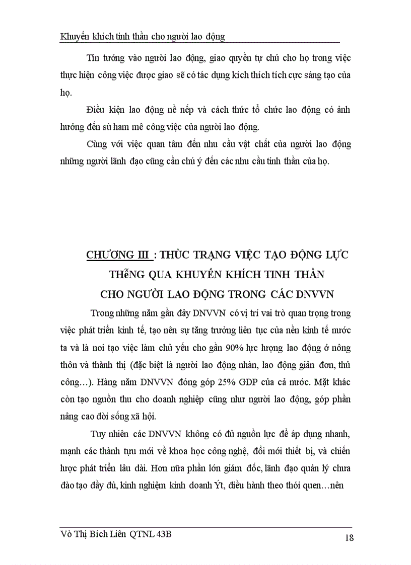 image for page Khuyến khích thinh thần cho người lao động trong các doanh nghiệp vừa và nhỏ