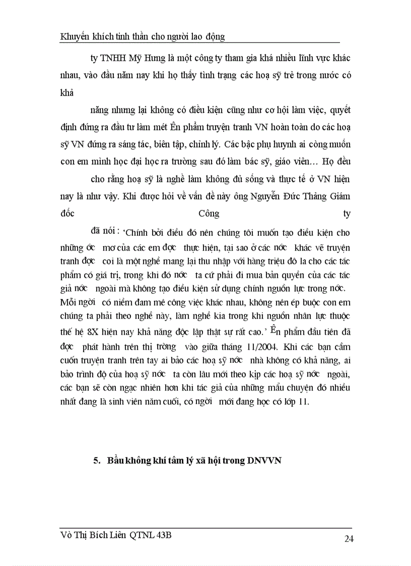 image for page Khuyến khích thinh thần cho người lao động trong các doanh nghiệp vừa và nhỏ