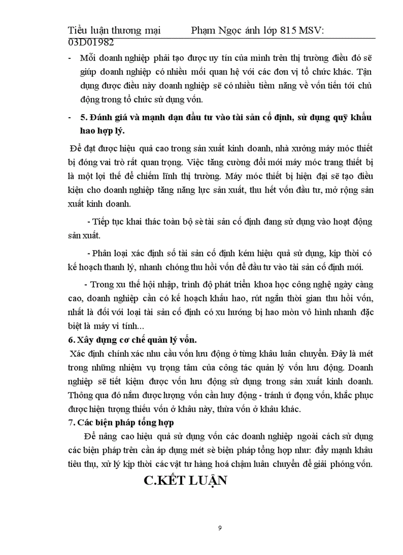 image for page Vai trò của vốn kinh doanh đối với doanh nghiệp trong cơ chế thị trường