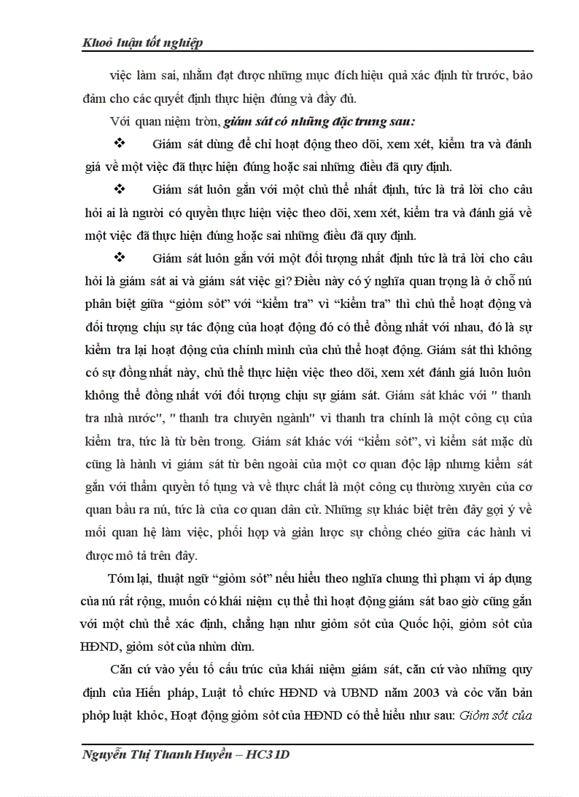 image for page Hoạt động giám sát của Hội đồng nhân dân theo pháp luật hiện hành