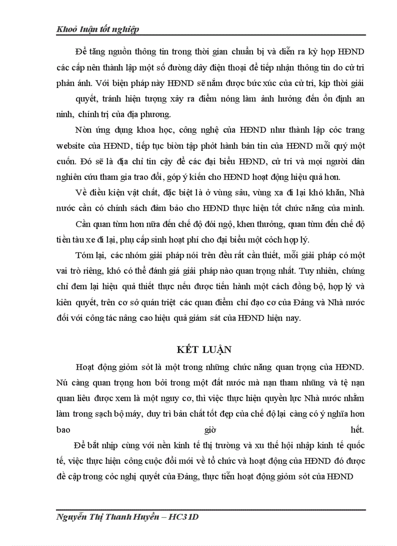 image for page Hoạt động giám sát của Hội đồng nhân dân theo pháp luật hiện hành